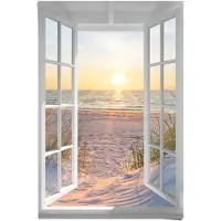 Reinders! Poster Zonsondergang door het raam