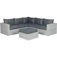 Garden Impressions Bruno loungeset 4-delig - vintage grijs