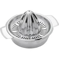 Westmark Citruspers met sapreservoir, diameter: 13,8 cm, inhoud: 350 ml, roestvrij staal, zilver, 30942260