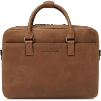 Castelijn & beerens Carisma Koffer Leer 40 cm Laptop compartiment bruin