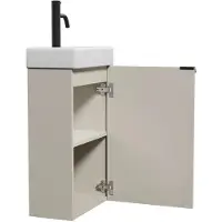 Badplaats Toiletmeubel apollo 40 x 22 cm - fonteinmeubel met wastafel