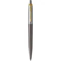 Parker Jotter XL-balpen | grijze lak met gouden details | medium punt | Blauwe inkt | geschenkverpakking