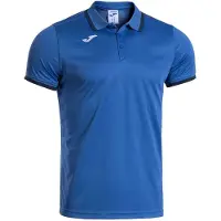 Joma Combi Premium Short Sleeve Polo Blauw 5-6 Years Jongen
