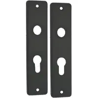 Starx Deurbeslag | Cilinderschild | (Aluminium, Zwart)