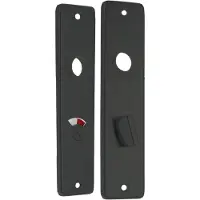 Starx Deurbeslag | Wc-sluitingschild | (Aluminium, Zwart)