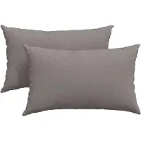 vidaXL Zitkussens 2 st Stof Taupe 50 x 30 cm