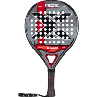 NOX X-hero Red 2026 Padel Racket Zilver 350-360 gr