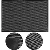 Springos Deurmat - Buitenmat - Droogloopmat - Anti -Slip - Grafiet - 60 x 90 Cm