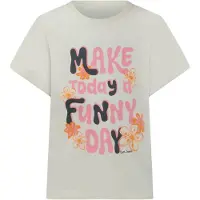 Cars Little T-shirt wit Meisjes Stretchkatoen Ronde hals Printopdruk - maat 110