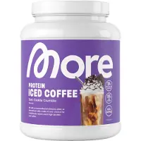 More Nutrition Protein Iced Coffee | Dark Cookie Crumble | Proteïnepoeder met echte koffie | Proteïne Ijskoffie | Eiwitrijk Koffie |