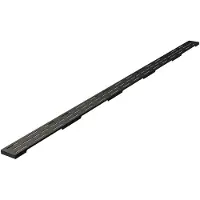 Brauer Douchegootrooster StanGrid Zwart Standaard tbv Douchegoot STD/W/PS 140x7 cm