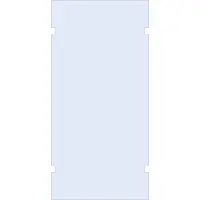 Brauer Wand 110 helder glas tweezijdige uitsparingen