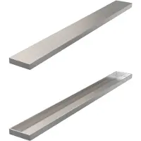 Brauer Tegelinlegrooster Chrome Edition Omkeerbaar tbv Douchegoot STD/W/PS 50x7 cm Inclusief Afstandhouders