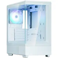 Zalman PC-behuizing - - P10 - Minitower - M-ATX - Wit - Gehard glas - USB-C en A-RGB