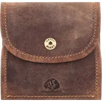 Greenburry Vintage jachtbuidel leer 11 cm - Unisex - brown