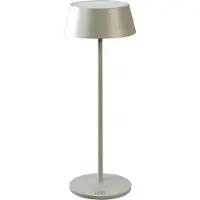 Konstsmide Oplaadbare tafellamp Menton grijs