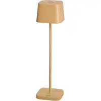 Konstsmide Oplaadbare tafellamp | 25 cm | Capri Mini | 2200-3000K | Dimbaar | IP54 | Zandkleur |
