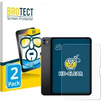 BROTECT - Screenprotector voor Apple iPad Pro 11" 2025 (Voor+Camera) - Folie Beschermfolie transparant 2 Stuks
