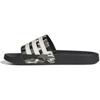 Adidas Muiltjes 'Adilette' bruin / olijfgroen / zwart / wit