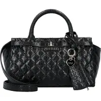 GUESS Handtas 'IDRA SMALL SATCHEL' zwart