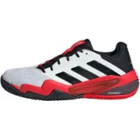 Adidas Sportschoen 'Barricade 13 Clay' rood / zwart / wit