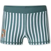 Schiesser Zwembroek ' Aqua Kids ' groen / kaki / wit
