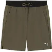 Puma Sportbroek 'Train' olijfgroen / wit