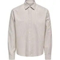 Only & Sons Zakelijk overhemd 'ONSGiorgio' beige / offwhite