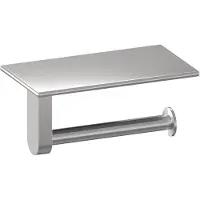 Brauer toiletrolhouder - 18cm - RVS geborsteld 5-NG-223