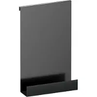 Brauer Gunmetal Edition doucherek hangend met glasklem gunmetal geborsteld PVD