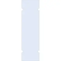 Brauer Wand 70 helder glas tweezijdige uitsparingen