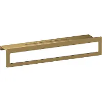 Brauer Edition Handdoekrek Met Planchet - Geborsteld Goud PVD - Messing - Accessoires, Handdoekhouders, Handdoekstangen - 8720724514677