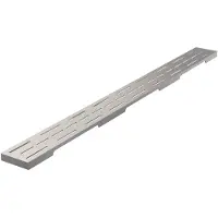 Brauer los standaard rooster 80cm RVS geborsteld