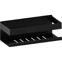Brauer Doucherek Black Edition 23 Cm Mat Zwart