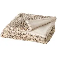 Boltze - Plaid - Deken - Leony - Panterprint - 200 x 150 cm - OEKO-TEX - Superzacht