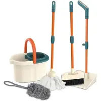 Eurekakids Extendable Cleaning Set With 5 Pieces Veelkleurig Kinderen