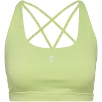 Hummel Sport bh 'Hiit Impact' grijs / pastelgroen