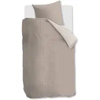 Rivièra Maison Dekbedovertrek Twisted Zand Katoen-140 x 200 / 220 cm | 1-Persoons