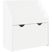 vidaXL Kinderboekenplank met lade Wit 60 x 29,5 x 69 cm Bewerkt hout