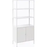 Beliani KAURI - Kantoorkast - Lichtgrijs - Staal