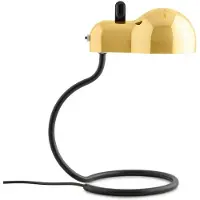 Stilnovo Tafellampe , Minitopo, Goud / Messing, Woonkamer, Metaal, Designer
