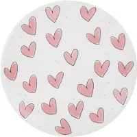 Blond Amsterdam , Even Bijkletsen, Pink: Bord 22 cm Hearts