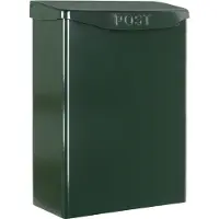Ks Verlichting KS Brievenbus b32 - Wandbrievenbus - Aluminium - montagemateriaal en 2 sleutels - Groen