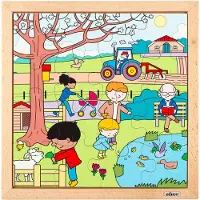 Educo Seizoenspuzzel | lente | | Educatief speelgoed