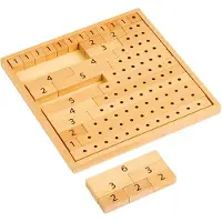 Educo Rekenblokken - Leren rekenen - Houten speelgoed - Houten puzzel - Educatief speelgoed - Kinderspeelgoed - Vanaf 5 jaar