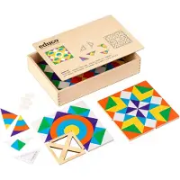 Educo Driehoekenspel - Leerspel - Kinderspellen - Educatief speelgoed - Leerzame spellen - Vanaf 3 jaar