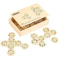 Educo Hexagon Natuur - Educatief speelgoed - Kinder speelgoed - Sensorisch speelgoed - Klassiek spel