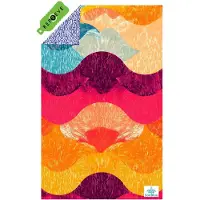 SooBluu Sneldrogende handdoek reishanddoek strandlaken - BOHO - Duurzaam gemaakt van gerecycled plastic rPET tot Microvezel Strandhanddoek 100 X 160 CM