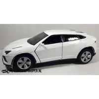 KINSMART Lamborghini Urus (Wit) (10 cm) 1/43 - Modelauto - Schaalmodel - Model auto - Miniatuurauto - Miniatuur autos