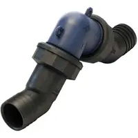 VETUS In-line Check Valve Zwart